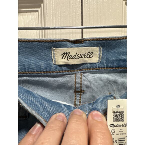 NWT Madewell 10" High-Rise Skinny Crop Denim Size W29 - Picture 4 of 11